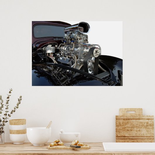 Motorvermogen Poster (Keuken)