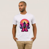 MotorVivid Color op Sunset T-shirt (Voorkant volledig)