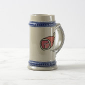 Motorvlees" Bierpul (Voorkant rechts)