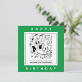 Motorway Maintenance Life in the Fast Lane Cartoon Kaart (Staand voorkant)