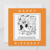 Motorway Maintenance Life in the Fast Lane Cartoon Kaart (Voorkant)