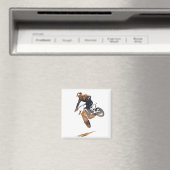 Motorwedstrijd Sport Challenge Silhouet Magneet (Insitu (Vaatwasser))