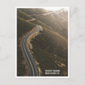 Motorweg op Priest Grade, Moccasin CA Briefkaart (Voorkant)