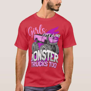 Motosport I Trucker Lady I Girls als Monster Truc T-shirt