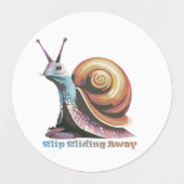 Motovationele groep van 3 verschillende slak Stick Labels (Design 1)