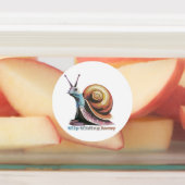 Motovationele groep van 3 verschillende slak Stick Labels (Aangebracht)