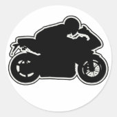 MotoVlog Plain Sticker (Voorkant)