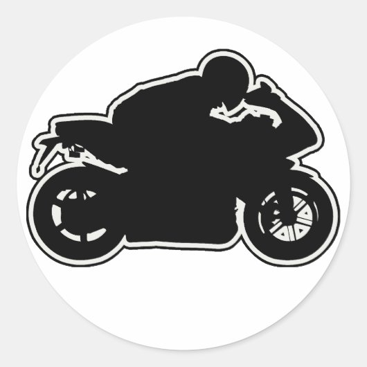 MotoVlog Plain Sticker (Voorkant)