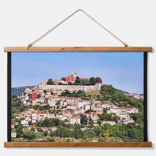 Motovun Kroatië Hangend Wandkleed (Voorkant)