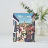 Motovun-steeg Kroatië Briefkaart (Staand voorkant)