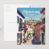 Motovun-steeg Kroatië Briefkaart (Voorkant / Achterkant)