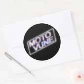 MOTOVUNE glanzend Ronde Sticker (Envelop)