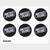 MOTOVUNE glanzend Ronde Sticker (Vel)
