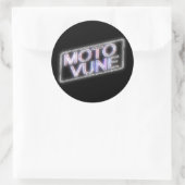 MOTOVUNE glanzend Ronde Sticker (Tas)