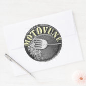 MOTOVUNE hash logo Ronde Sticker (Envelop)