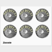 MOTOVUNE hash logo Ronde Sticker (Vel)
