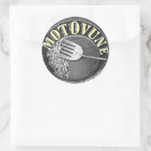 MOTOVUNE hash logo Ronde Sticker (Tas)