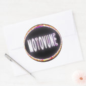 MOTOVUNE neon Ronde Sticker (Envelop)