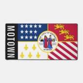 Motown - Detroit Flag Bureaumat (Voorkant)