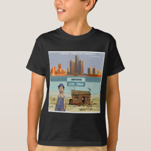 Motown LessTown Grappig T-shirt