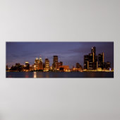 Motown Skyline Poster (Voorkant)