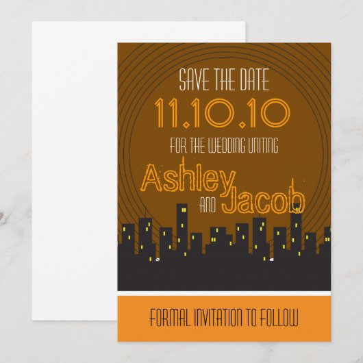 Motown Uitnodiging (Voorkant / Achterkant)