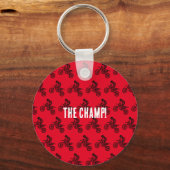 MotoX Enduro-motorfietsrijders passen tekst aan  Sleutelhanger (Voorkant)