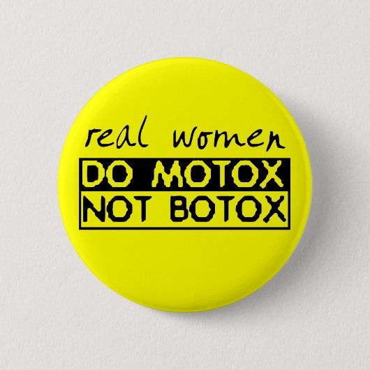 Motox Not Botox Dirt Bike Motocross Button (Voorkant)