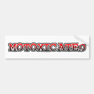 Motoxicated Dirt Bike Motocross bumpersticker