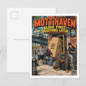 Mott Haven Blok Eerst Briefkaart (Voorkant / Achterkant)