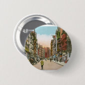 Mott Street, CHINATOWN, New York City () Ronde Button 5,7 Cm (Voorkant /achterkant)