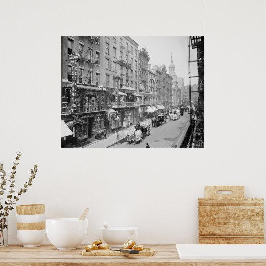 Mott Street Poster (Keuken)