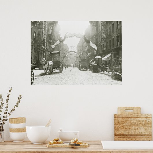 Mott Street Religious Festival, 1908 Poster (Keuken)