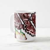 Motten en herfst koffiemok (Voorkant links)