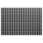 Motten in zwart, wit en grijs stof (Yard (91,4 cm))