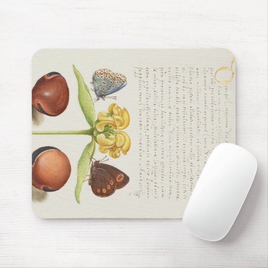 Motten, Jeruzalem salie en bonen kalligrafie Muismat (Met muis)