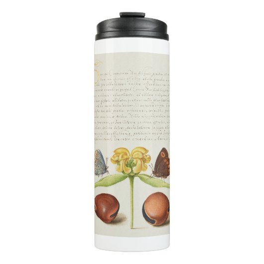 Motten, Jeruzalem salie en bonen kalligrafie Thermosbeker (Voorkant)