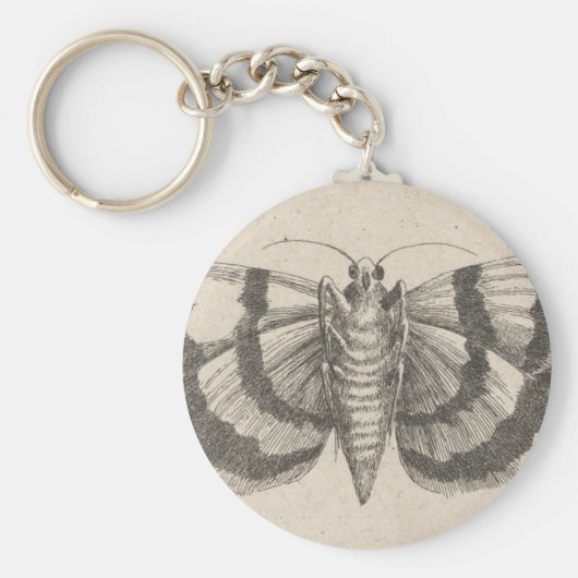  mottenentomologie Lepidoptera Insect Sleutelhanger (Voorkant)