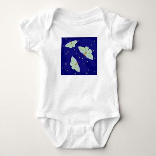 Mottenhemel baby body romper (Voorkant)
