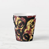 Mottenherfst Latte Mok (Voorkant)