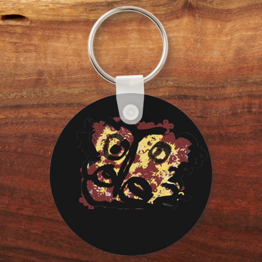 Mottenherfst Sleutelhanger (Voorkant)