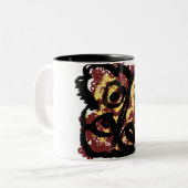 Mottenherfst Tweekleurige Koffiemok (Voorkant links)