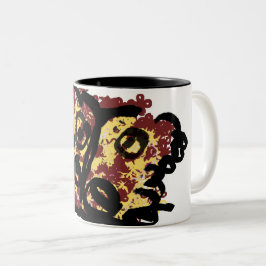 Mottenherfst Tweekleurige Koffiemok