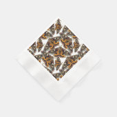 mottenpatroon servetten (Hoek)