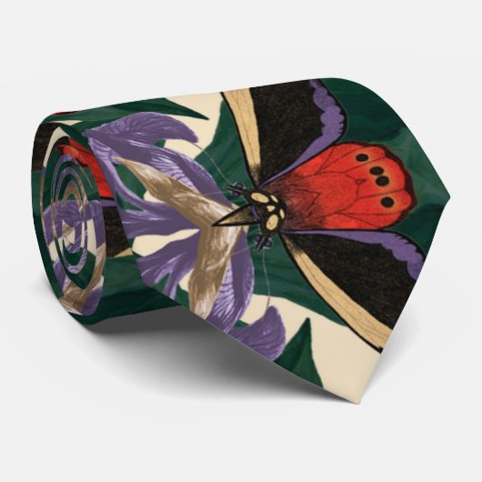  mottenpatroon stropdas (Opgerold)