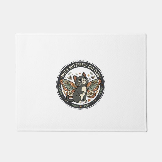 Mottenvlinderkat POD Vector Kunst - Mottenvlinder Deurmat (Voorkant)