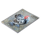 Mottled Bantam Cochin Chicken Notitieboek Journal (Linkerzijde)
