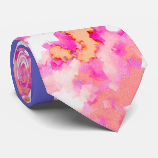 Mottled Crew Peach Melba Stropdas (Opgerold)