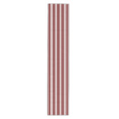 Mottled Double Striped Cranberry Medium Tafelloper (Voorkant)