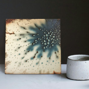 Mottled Marked Earth Tone Wall Decor Abstract Tegeltje